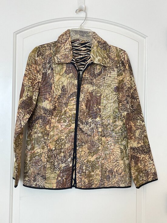 Chico's Jackets & Blazers - Chico's Reversible Jacket Blazer Small 0 Two Jackets In One